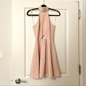 Jay Godfrey Halter Blush Dress